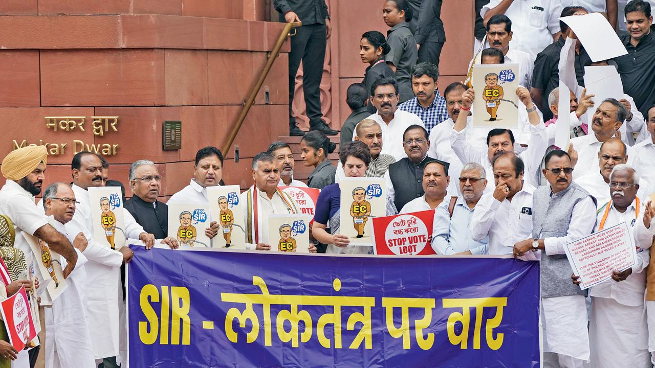 EC abusing power: Opp demands discussion on voter list revision
