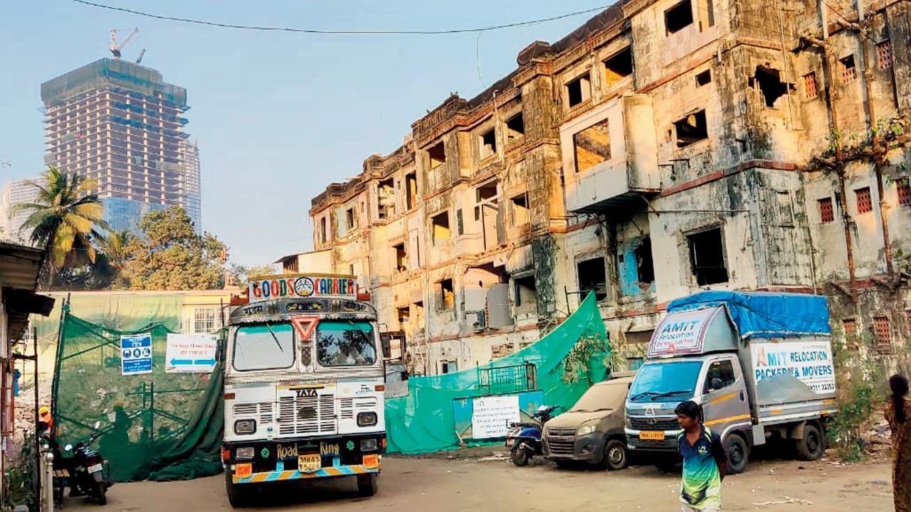 An undated photo of a Bombay Development Directorate chawl. PIC/By Special Arrangement