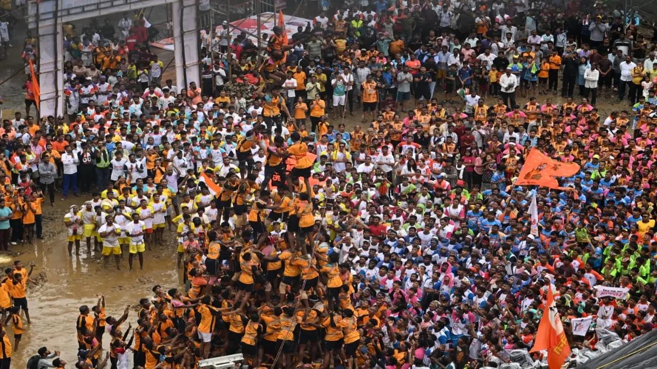 In Photos: Best moments from Dahi Handi celebrations 2024 in Mumbai