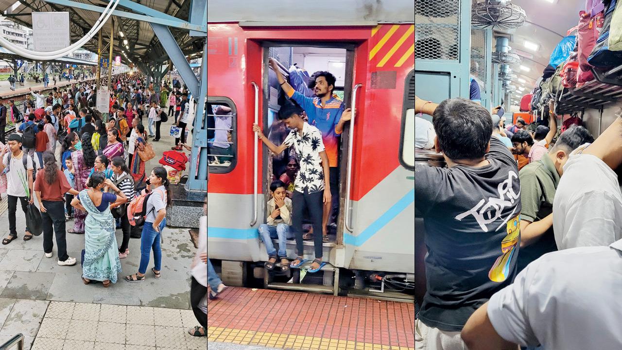 Passengers stranded in darkness amid Ganpati rush as Diva-Sawantwadi Express halts overnight