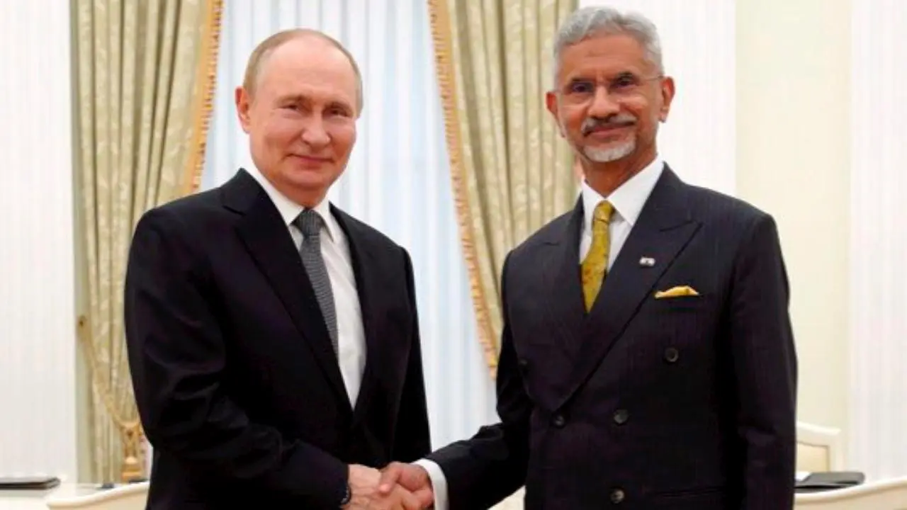 In Photos: EAM S Jaishankar meets Russian President Vladimir Putin