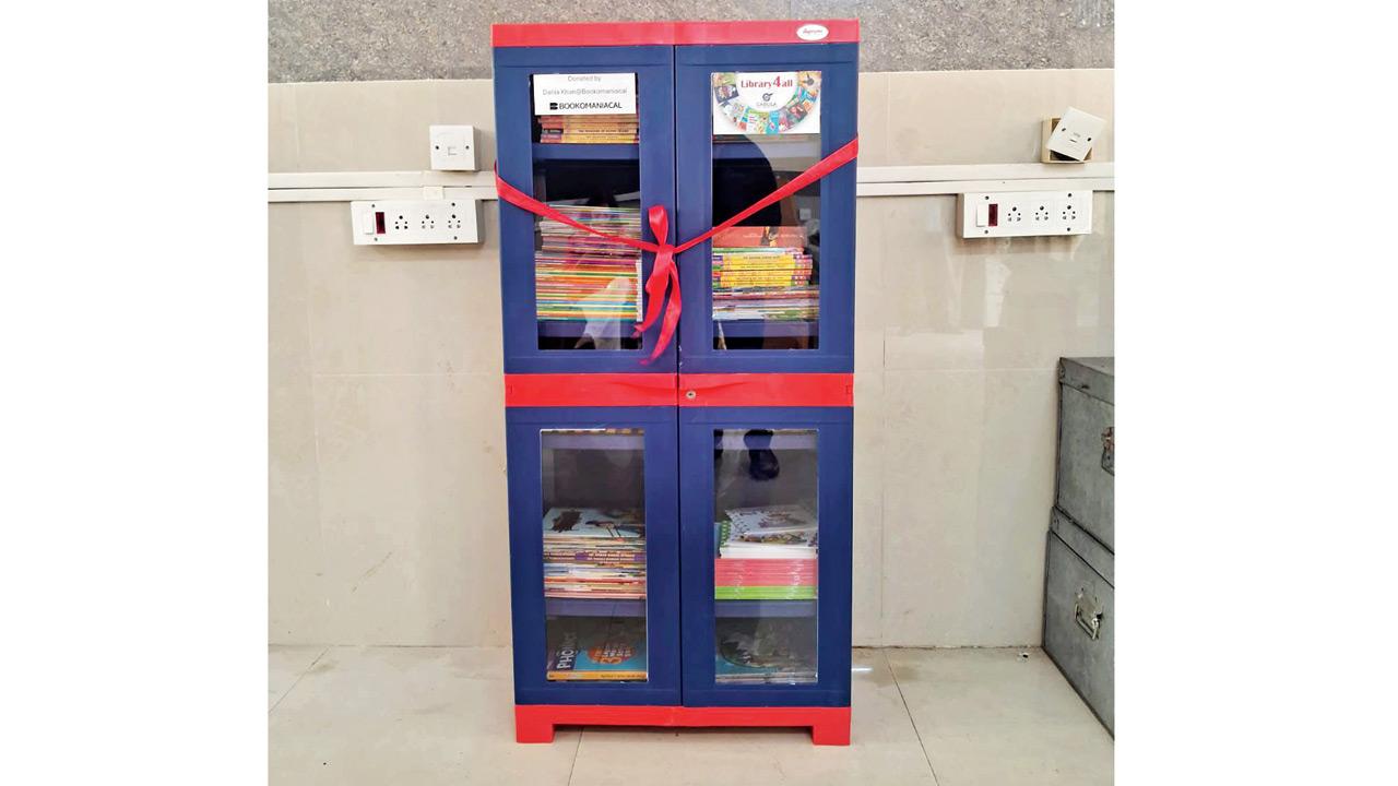 A view of the new library space at the school. Pic courtesy/Ismat Gabula