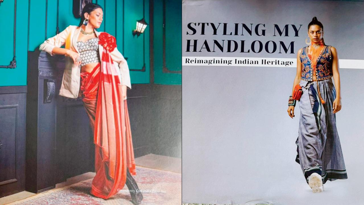 A photograph featuring the lugra in (right) the new book. PICS COURTESY/SAVITHA SURI, STYLING MY HANDLOOM