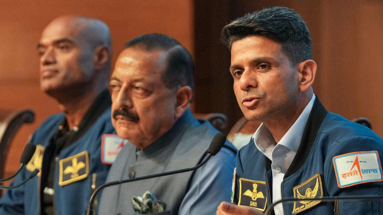 Astronaut Shubhanshu Shukla says, ‘Bharat aaj bhi saare jahan se accha