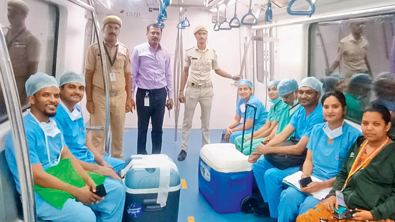 Bengaluru’s Namma Metro joins green corridor for organ transplant