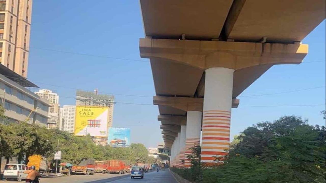 MMRDA gives Mumbai’s Metro pillars a colourful makeover 