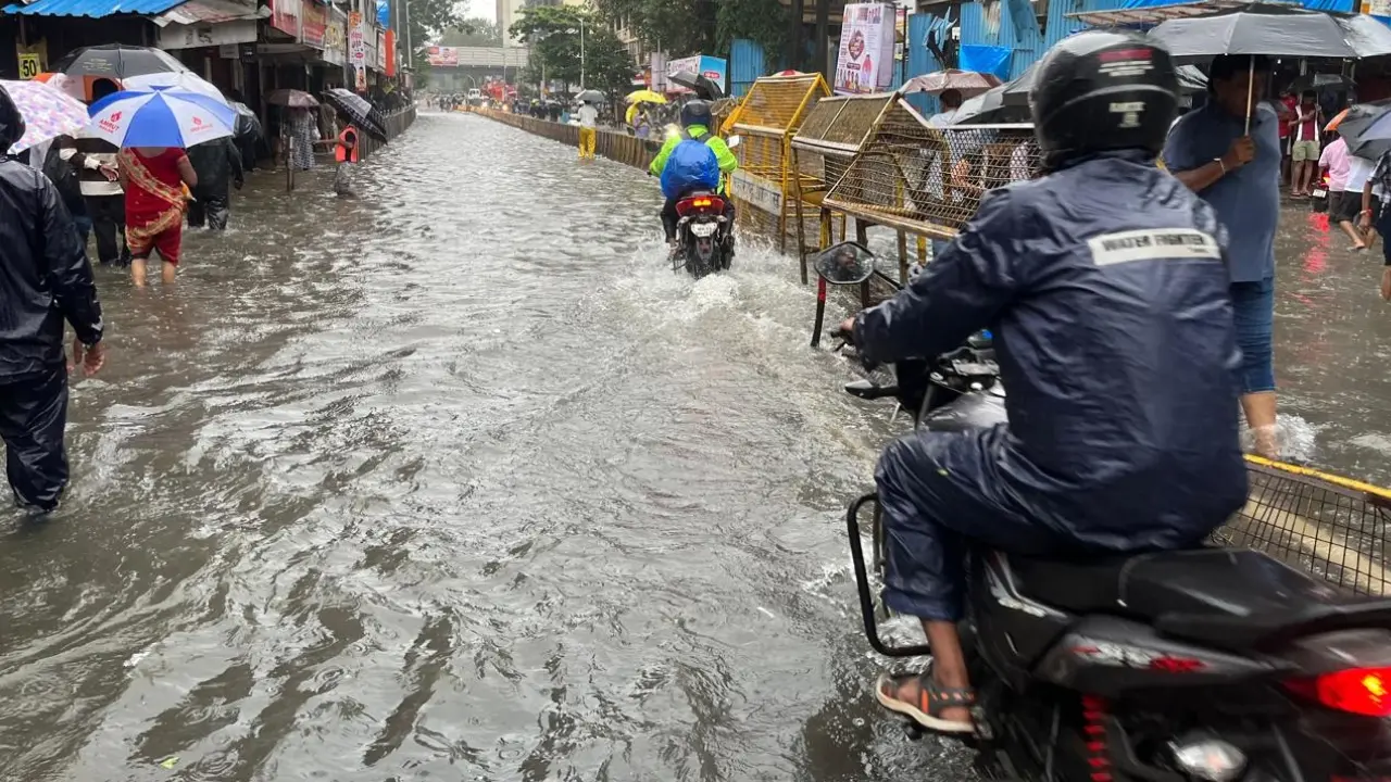 Mumbai rains: Suburbs record over 200 mm downpour in 24 hrs, Vikhroli tops chart