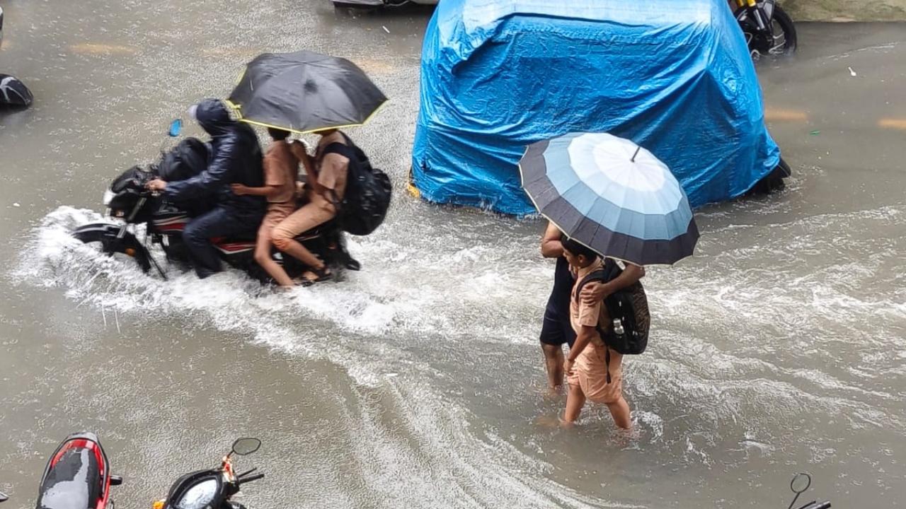Mumbai rains: Schools shut early as downpour disrupts city
