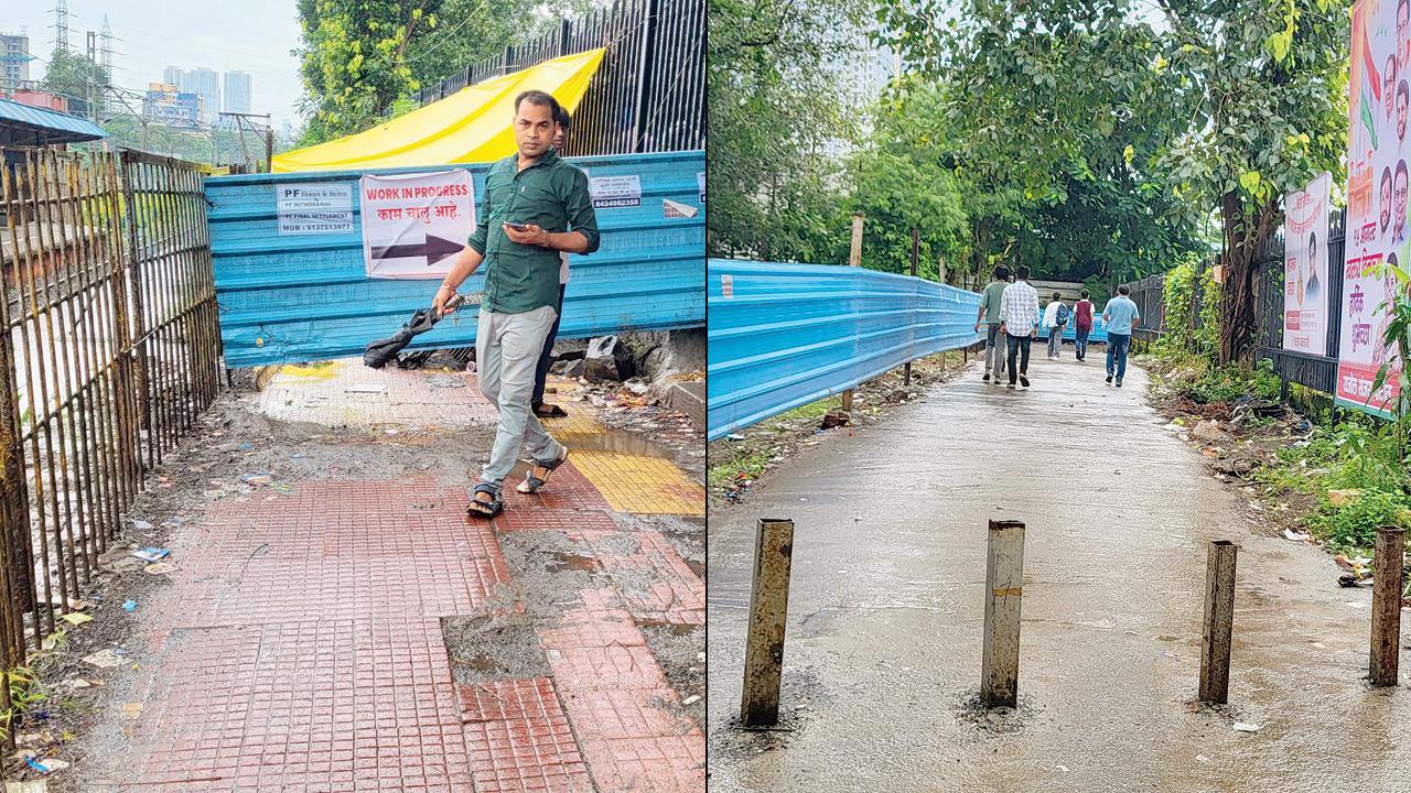 The area after the work was carried out