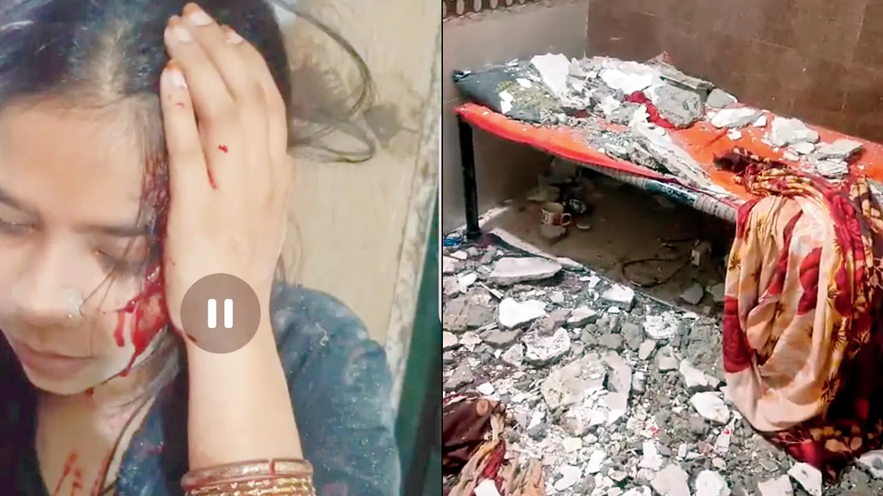 Navi Mumbai: Ceiling collapse in Nerul building injures sleeping pregnant woman