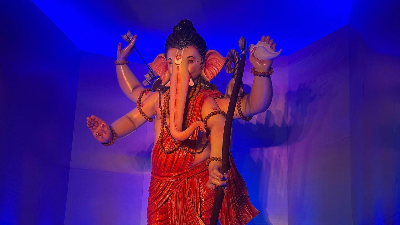IN PHOTOS: Parelcha Raja in Mumbai honours Lord Ram and Ayodhya temple