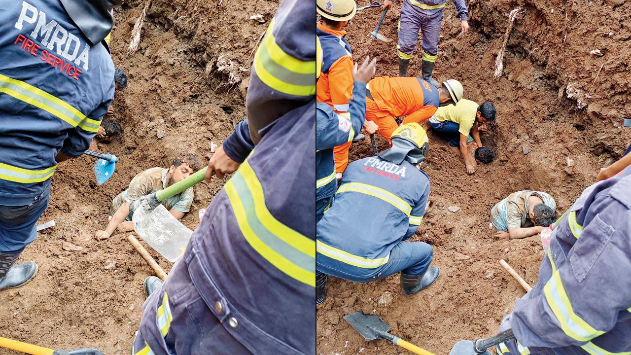 Maharashtra: Three workers buried under debris in Pune’s Nanded City, one dies