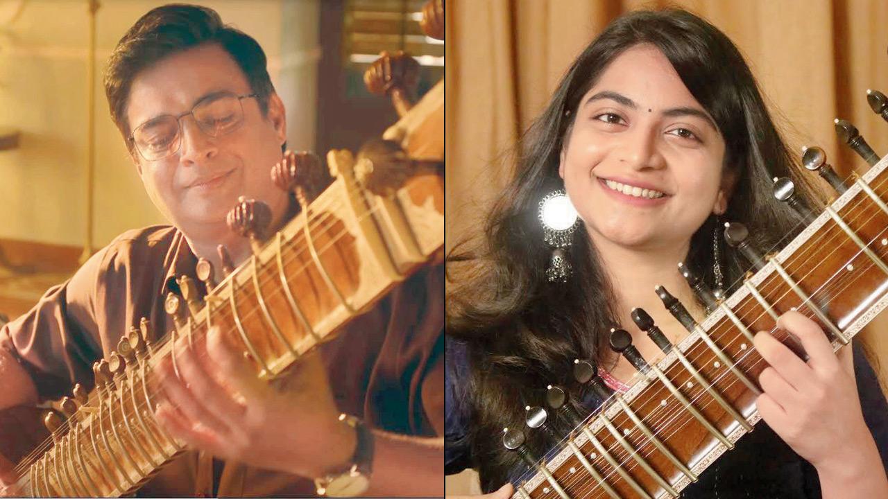 R Madhavan plays the sitar in the movie. PIC COURTESY/NETFLIX INDIA