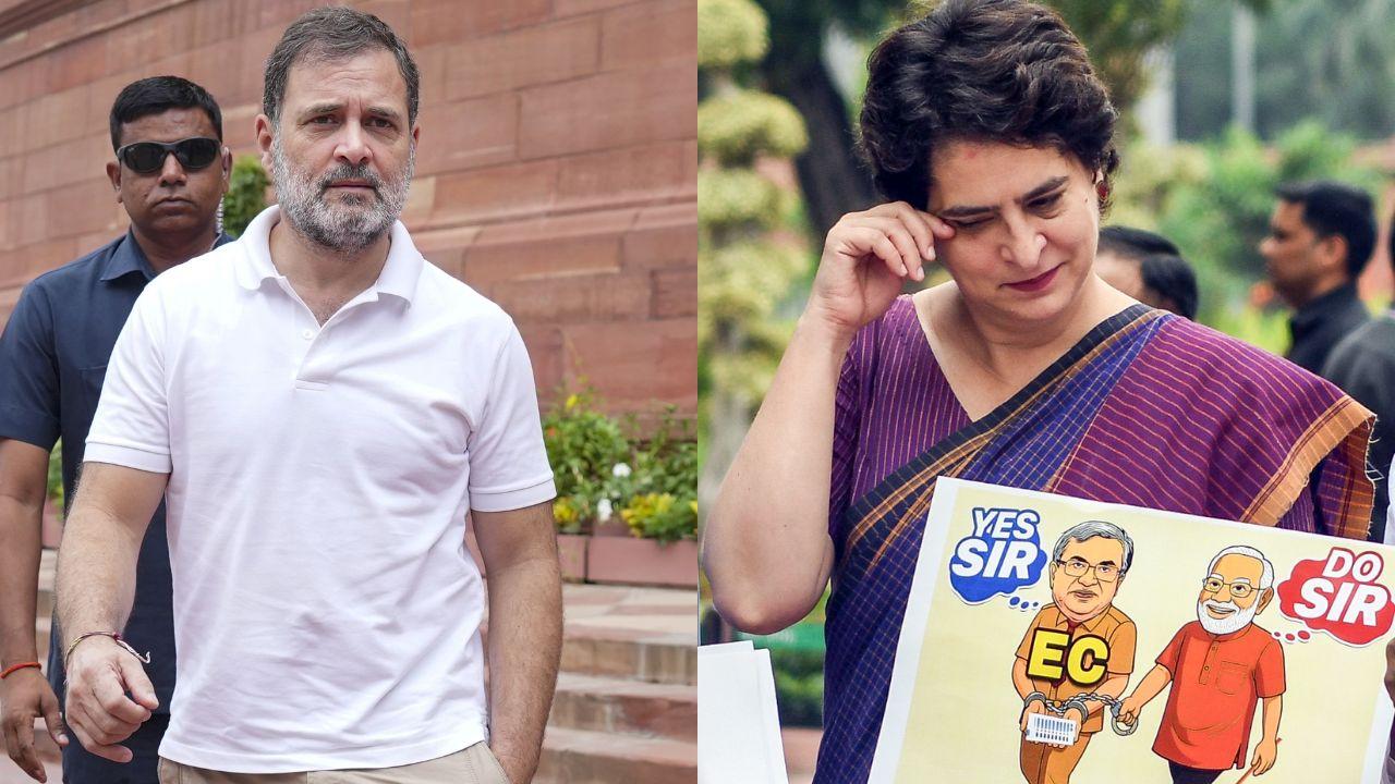 Congress MPs Rahul, Priyanka Gandhi meet Lok Sabha Speaker Om Birla