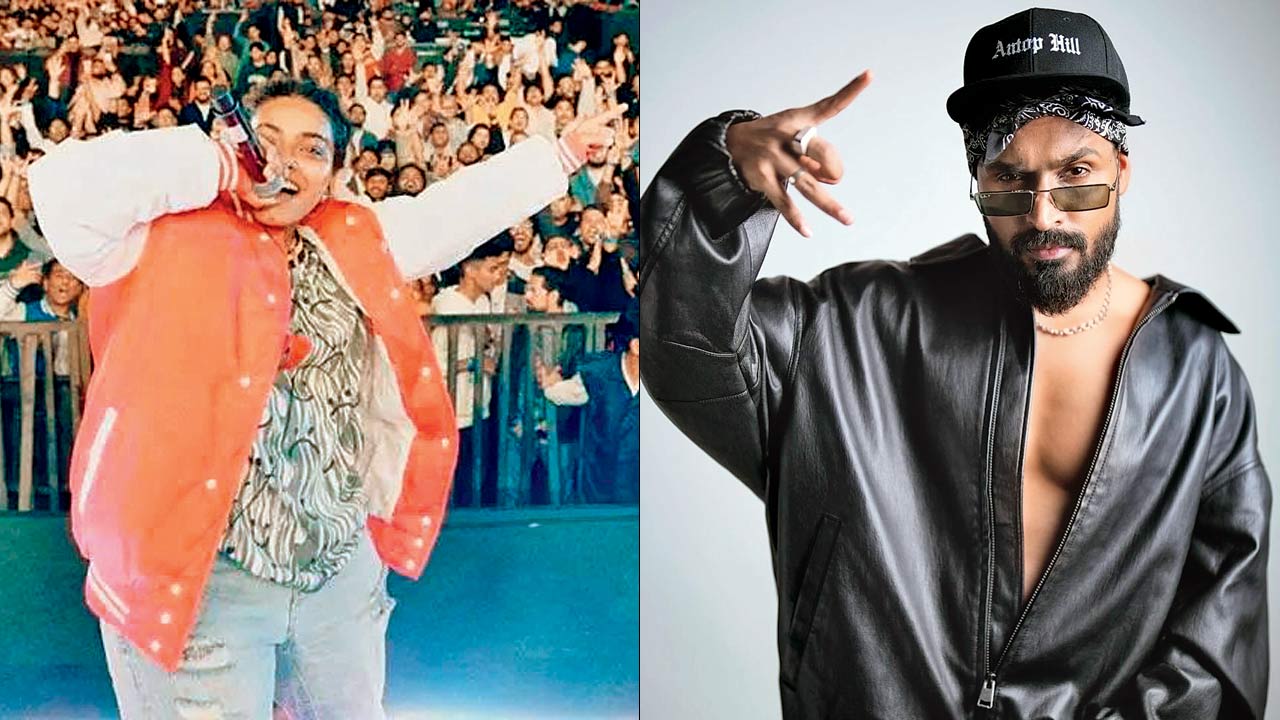 Soni Yadav (right) Emiway Bantai. PICS COURTESY/INSTAGRAM