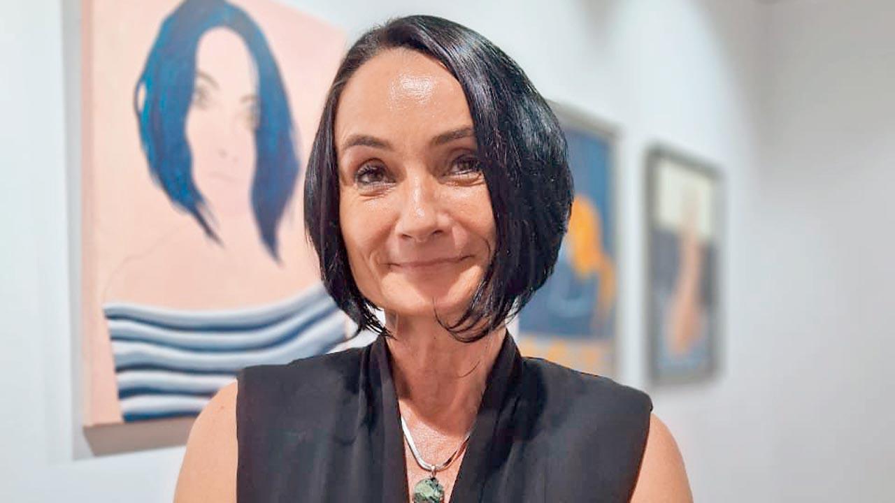 Ildiko Morovszki at the gallery