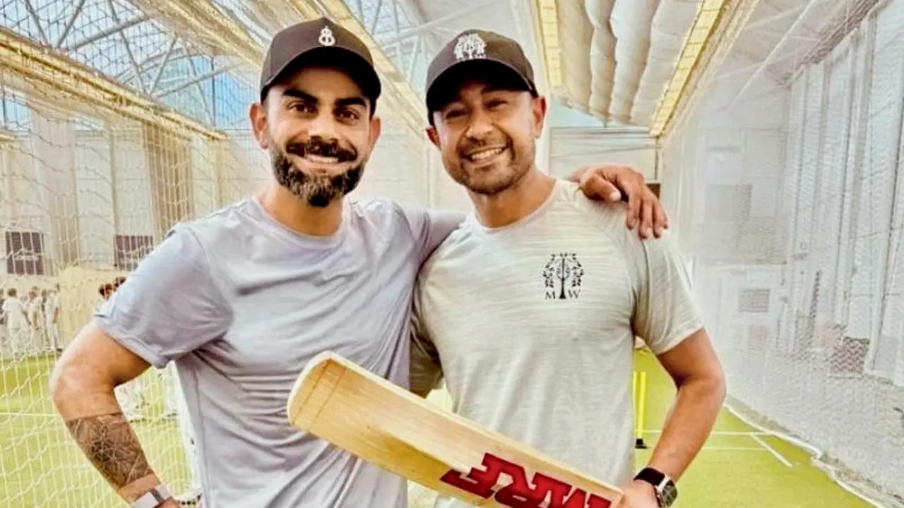 Virat Kohli returns to training in London
