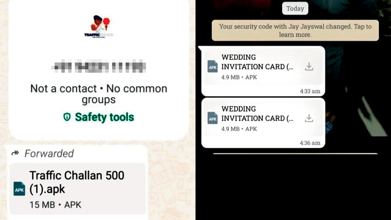 Scammers hijack phones via bogus marriage cards, traffic challan messages