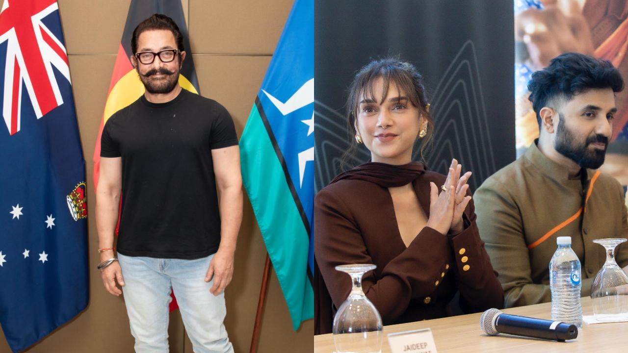 IFFM 2025: Aamir Khan, Vir Das, Aditi Rao Hydari, Jim Sarbh, and others attend