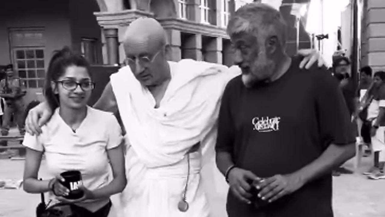 Anupam Kher drops behind-the-scenes video from the sets of The Bengal Files