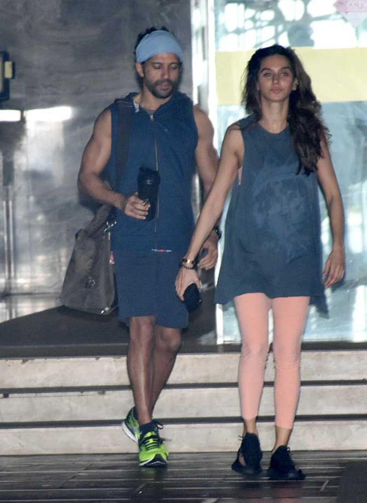 They are often seen hitting the gym together, working out and sweating it, showing how they prefer growing together and glowing together. 