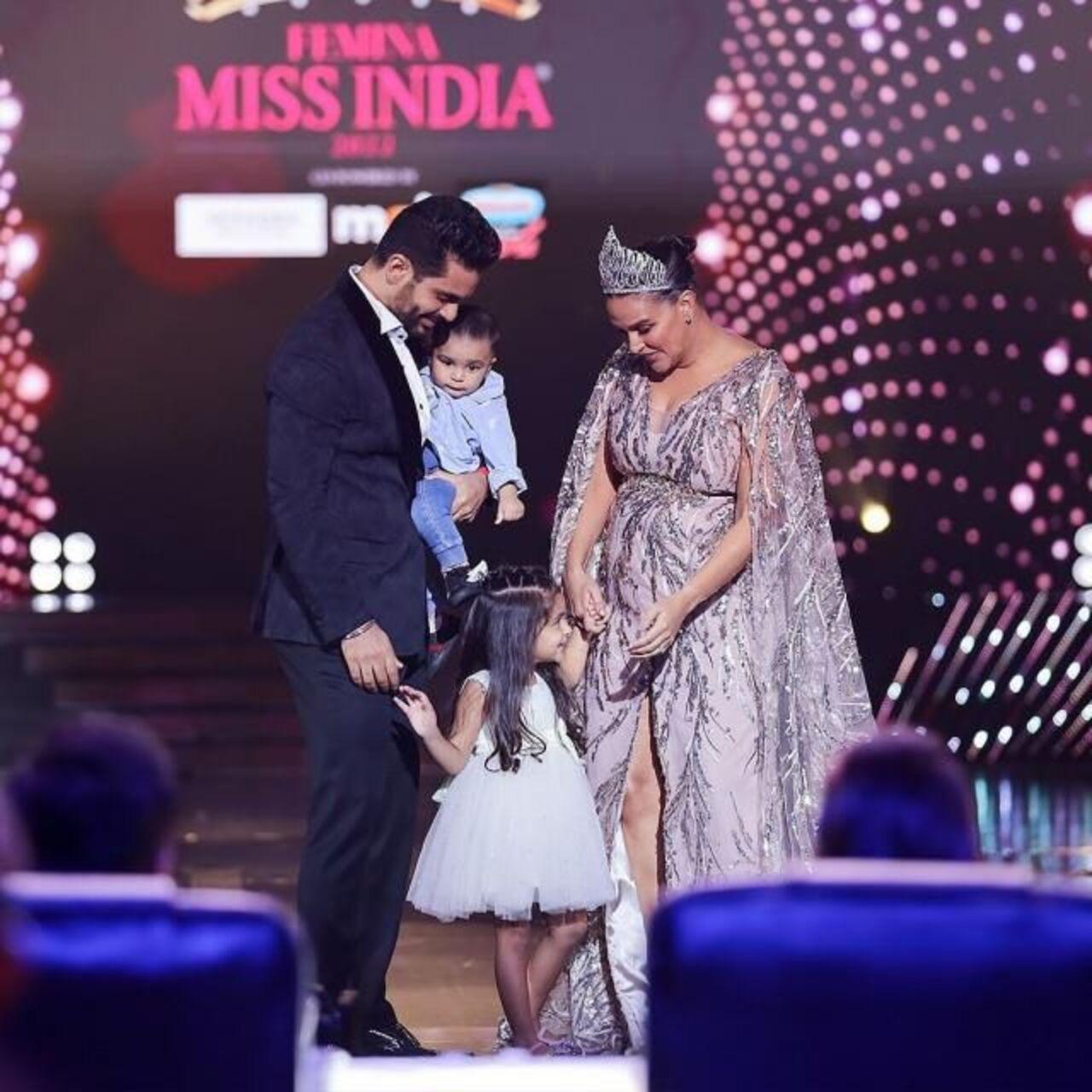 Neha walked the ramp of Miss India 2022 with her family, 22 years after she won the pageant in 2000. Life did come in a full circle for her here.