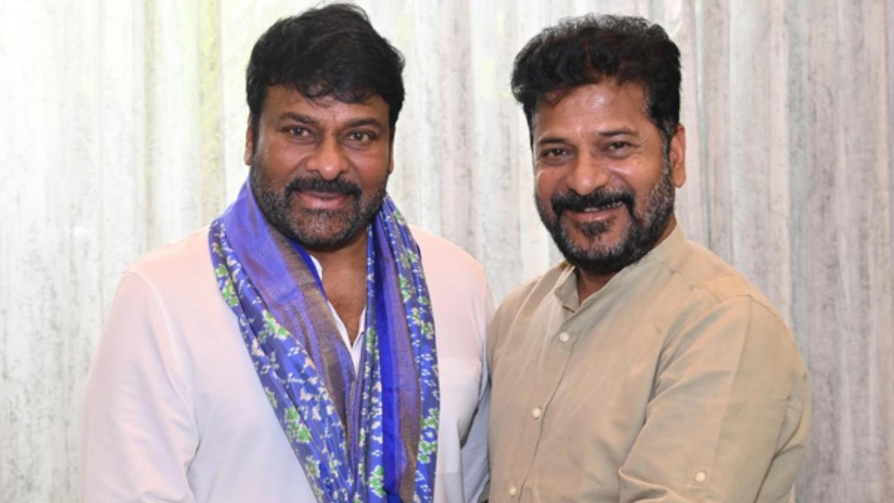 Chiranjeevi lauds Revanth Reddy’s efforts to end Tollywood workers strike