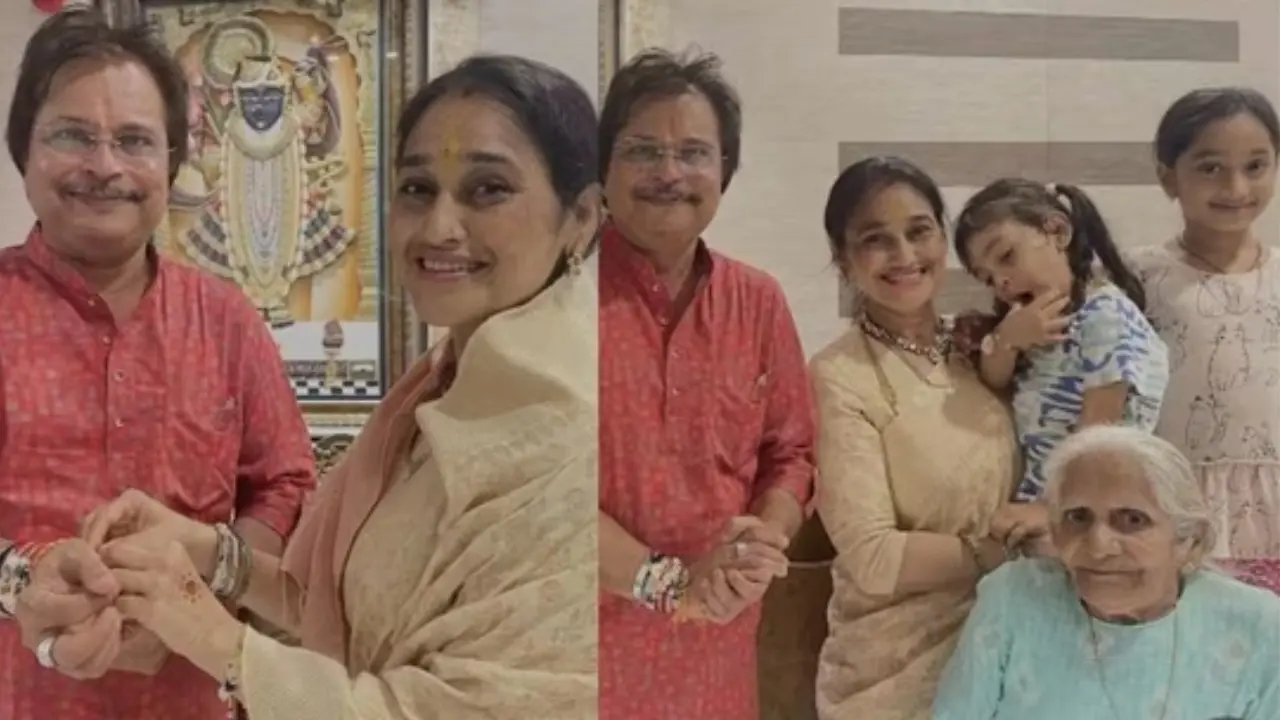 Taarak Mehta's Disha Vakani celebrates Raksha Bandhan with producer Asit Modi