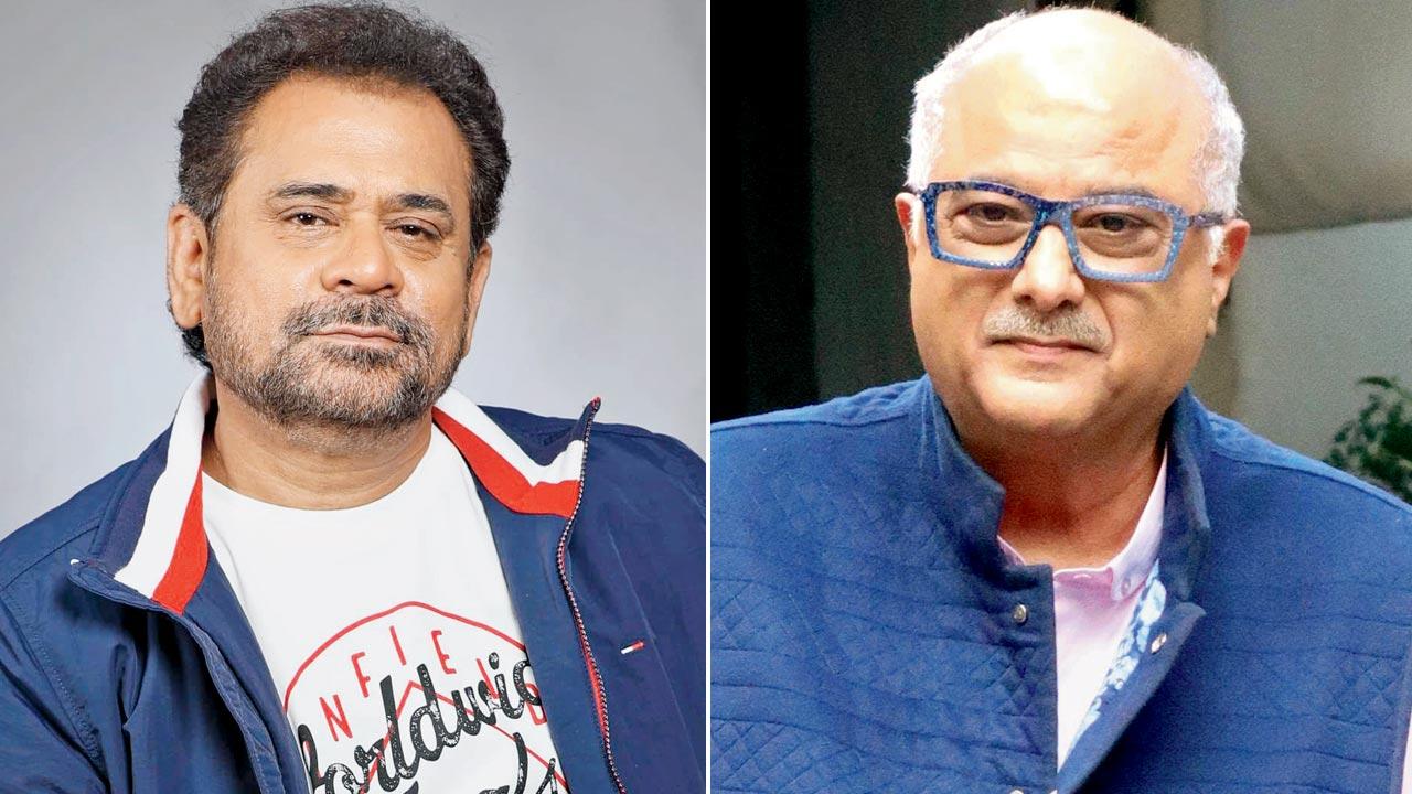 Anees Bazmee and Boney Kapoor