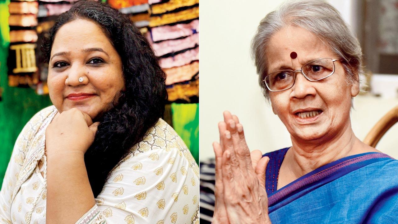 Rasika Agashe and Shanta Gokhale and File pic/Rane Ashish