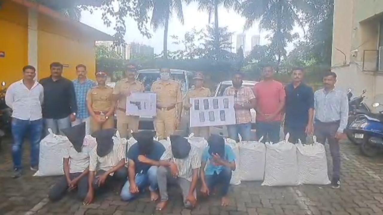 Mumbai: Malwani Police seize over 200 kgs of ganja, six held