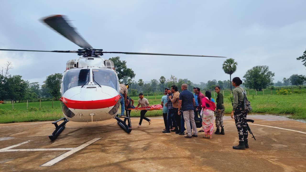 Maharashtra: Life-saving air rescue by Gadchiroli Police amid heavy rains