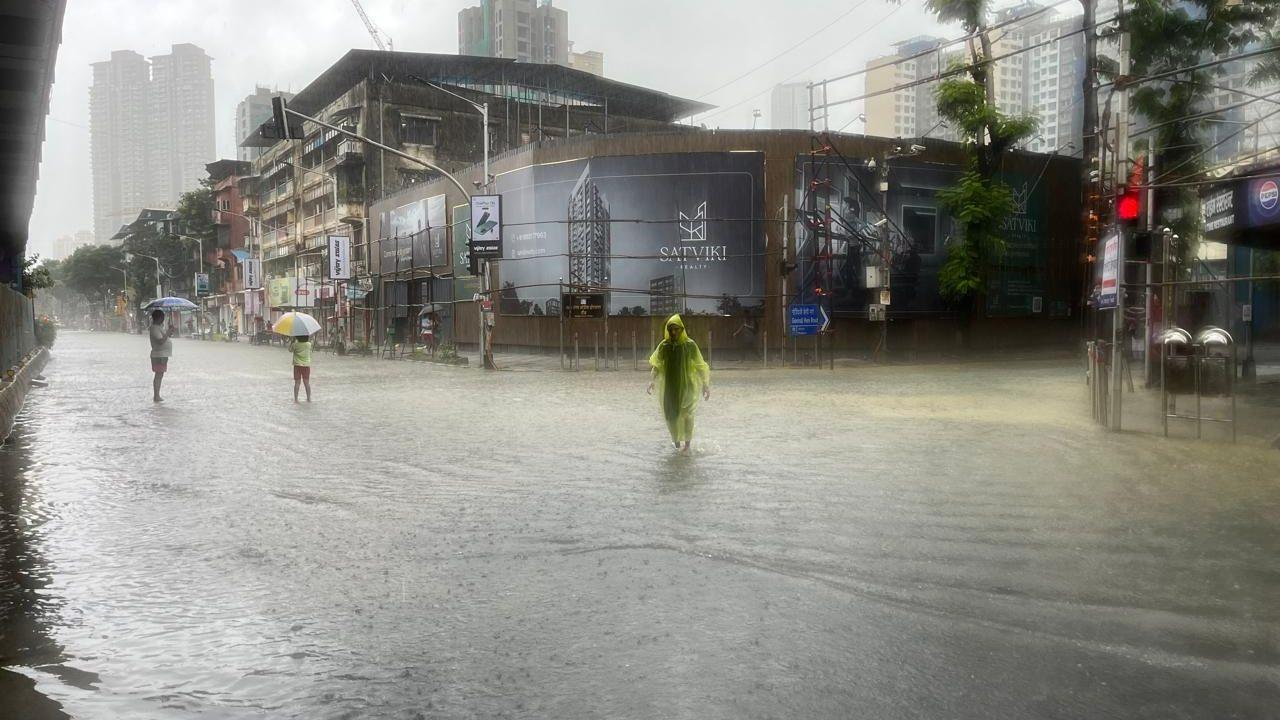 Over 300 mm rainfall leaves Mumbai struggling with waterlogging