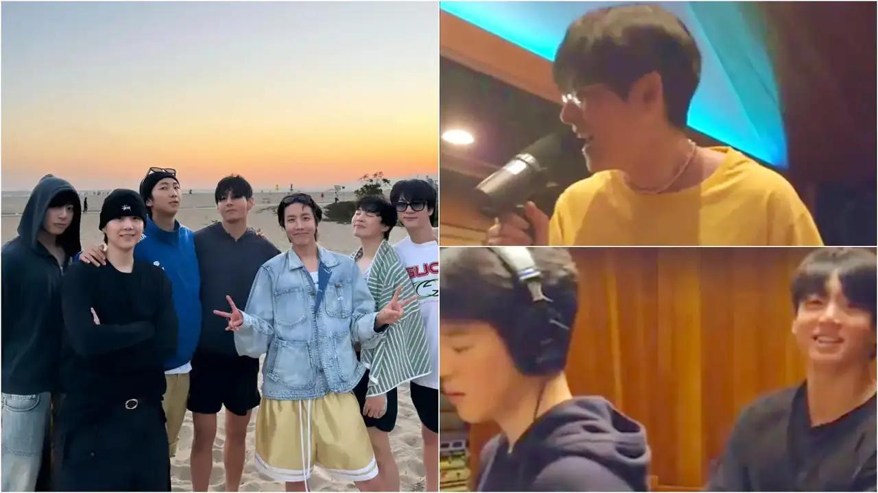 BTS J-Hope's photodump shares Jimin, V and Jungkook recording for upcoming album