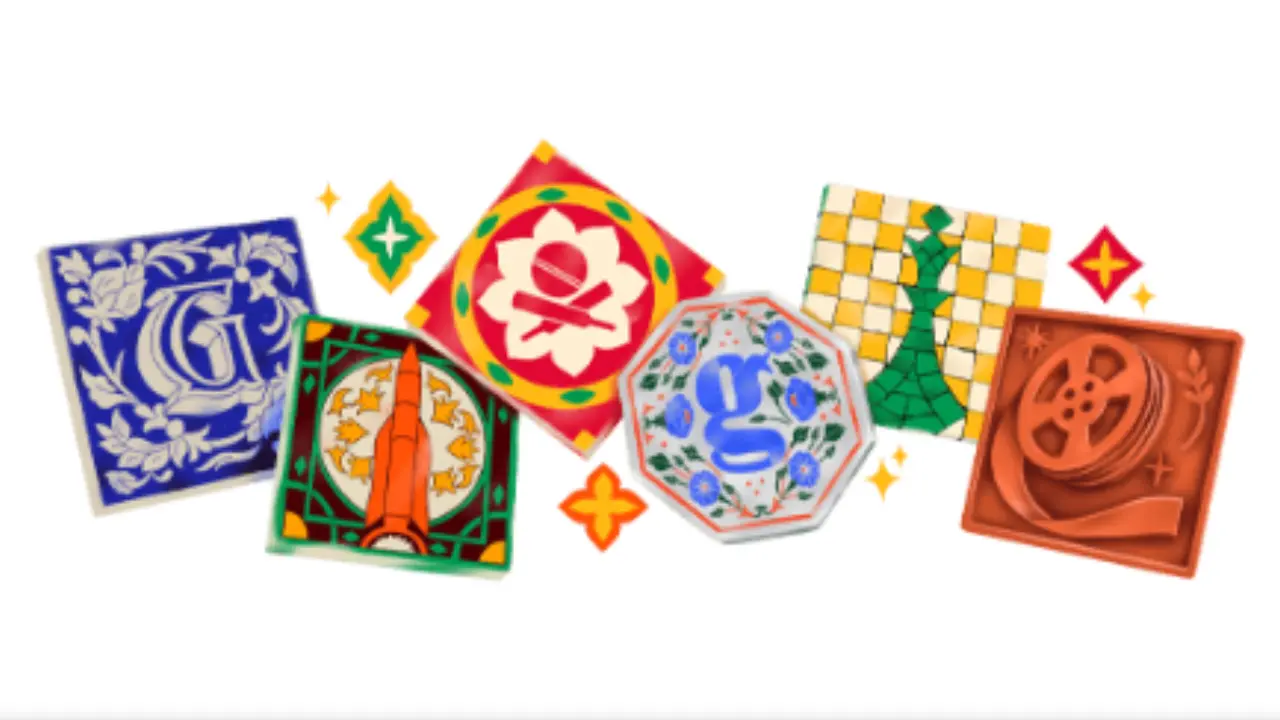 Google features traditional Indian tiles in new doodle to mark Independence Day