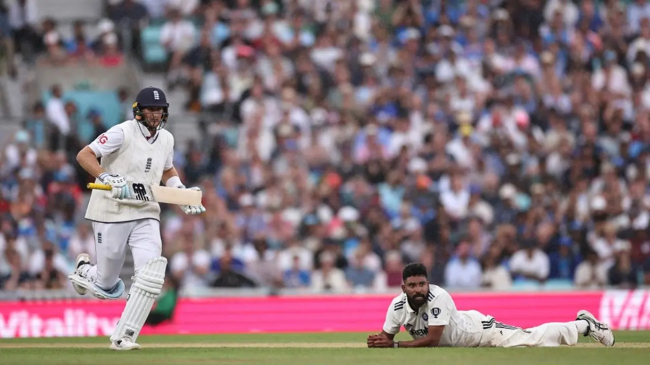 Joe Root, Mohammed Siraj (Pic: AFP)