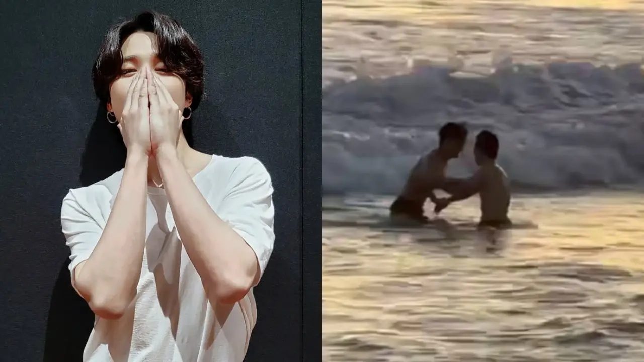 BTS: Amid speculations of Jimin leaving band, he drops beach day video with V