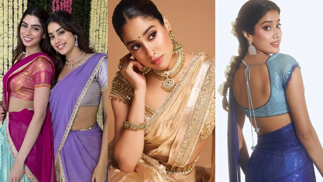 Onam 2025: Channel your South Indian side with Janhvi-inspired half-sarees