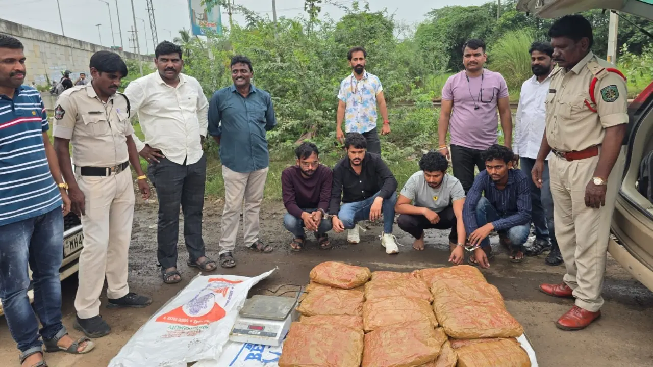 Kalyan Police bust inter-state ganja smuggling racket, 13 held