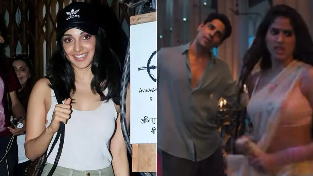 Kiara Advani reacts to hubby Sidharth Malhotra's 'Param Sundari' trailer