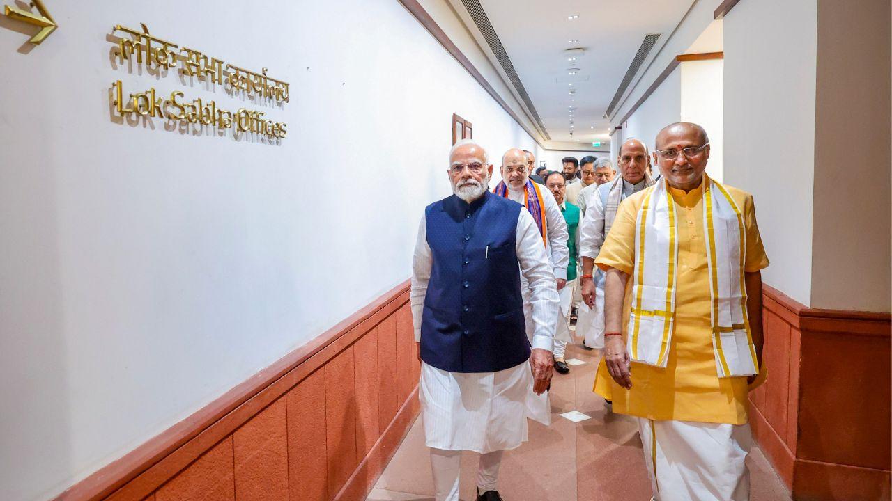 NDA’s VP candidate CP Radhakrishnan files nomination papers
