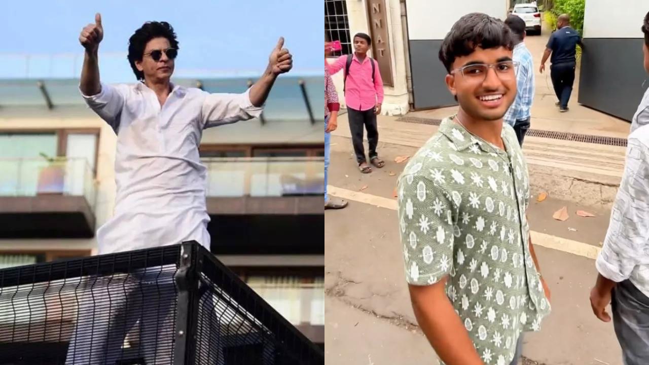 Watch! Man tries to enter Shah Rukh Khan`s Mannat posing as food delivery agent