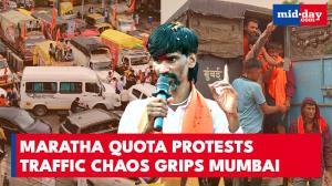 Maratha Quota Protests: Mumbai Traffic Hit, Trains Overcrowded, Roads Blocked