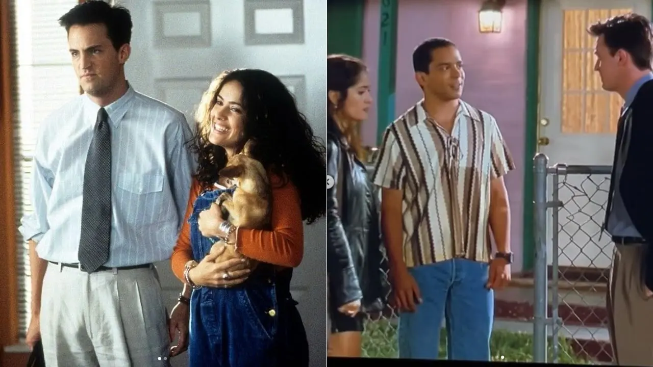 Salma Hayek remembers Matthew Perry with throwback picture from their film