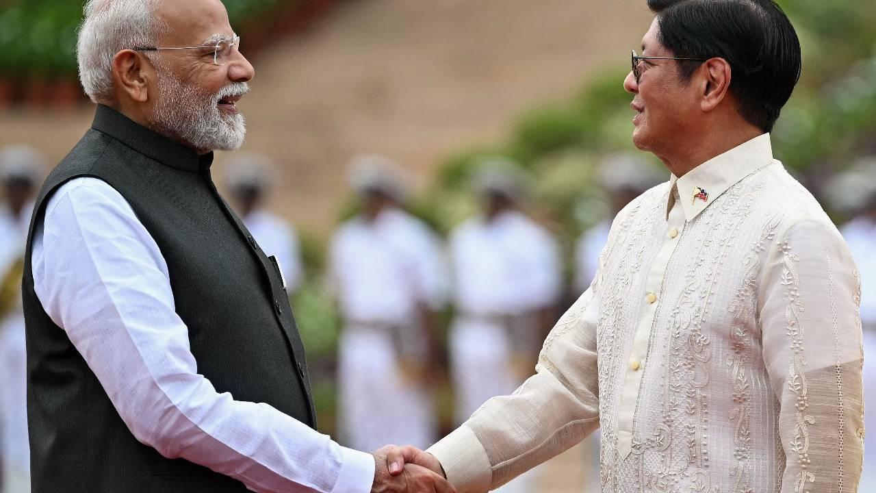 IN PHOTOS: President Marcos accorded ceremonial welcome at Rashtrapati Bhavan