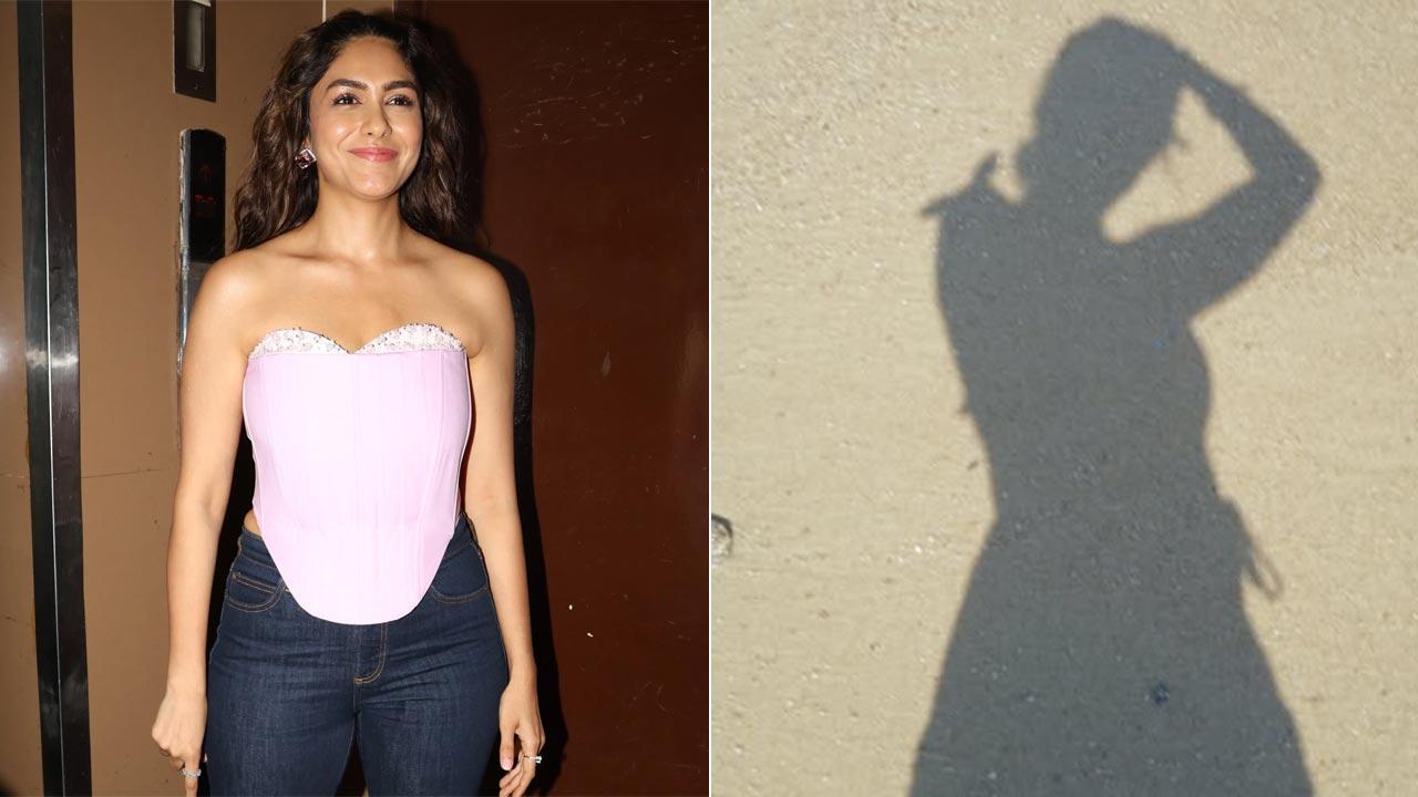 Mrunal Thakur shared a piece of her heart with candid camera clicks