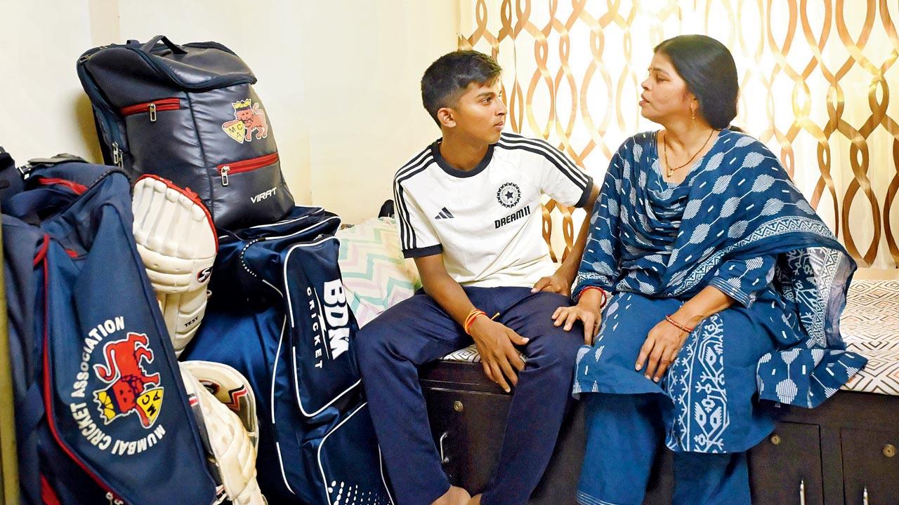 Mumbai's rising star Naman Pushpak credits his mother for helping him pursue his cricket