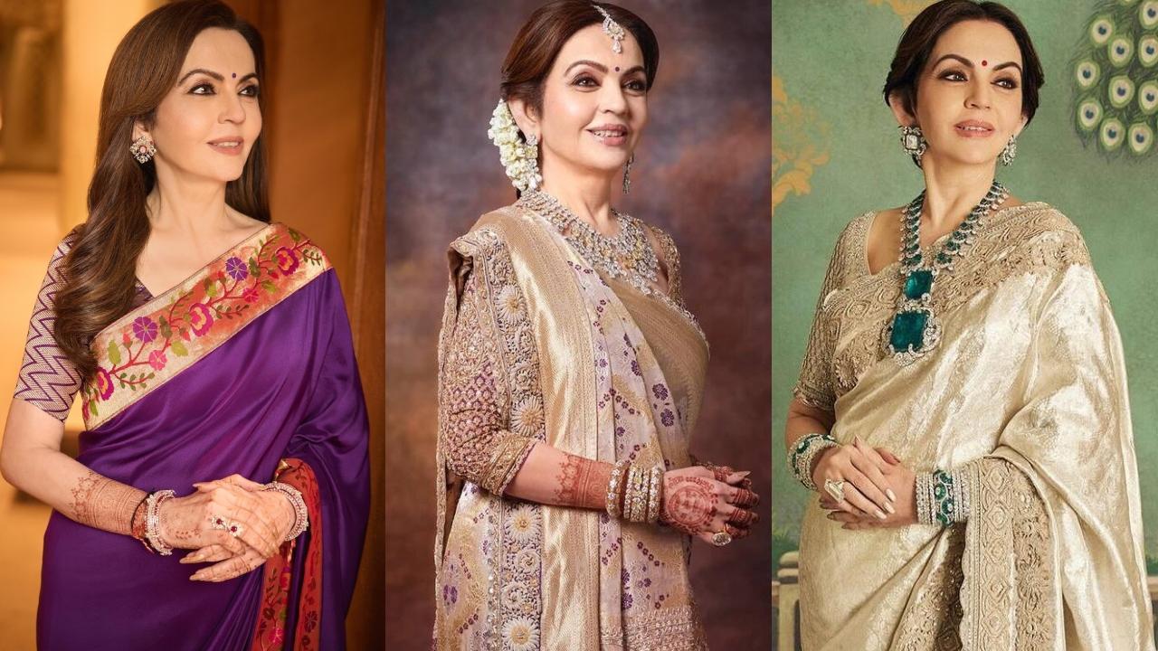 Nita Ambani best handloom looks