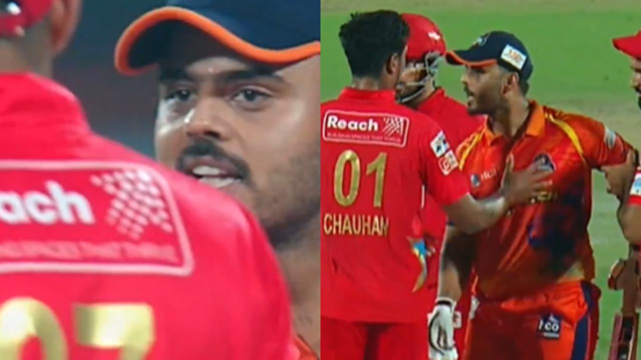 Tempers boil over as Nitish Rana, Digvesh Rathi exchange words in Delhi Premier League: WATCH