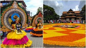 Onam festivities begin in Kerala with pookalam, sadhya, cultural activities